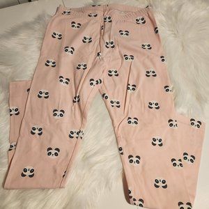 Cat & Jack Panda Leggings.  Size XL 14/16